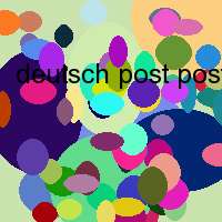 deutsch post postleitzahl